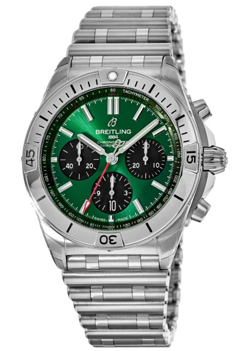 breitling green chrono|breitling chronomat automatic pre owned.